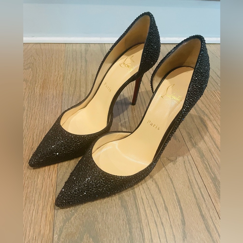 Christian Louboutin strass heels